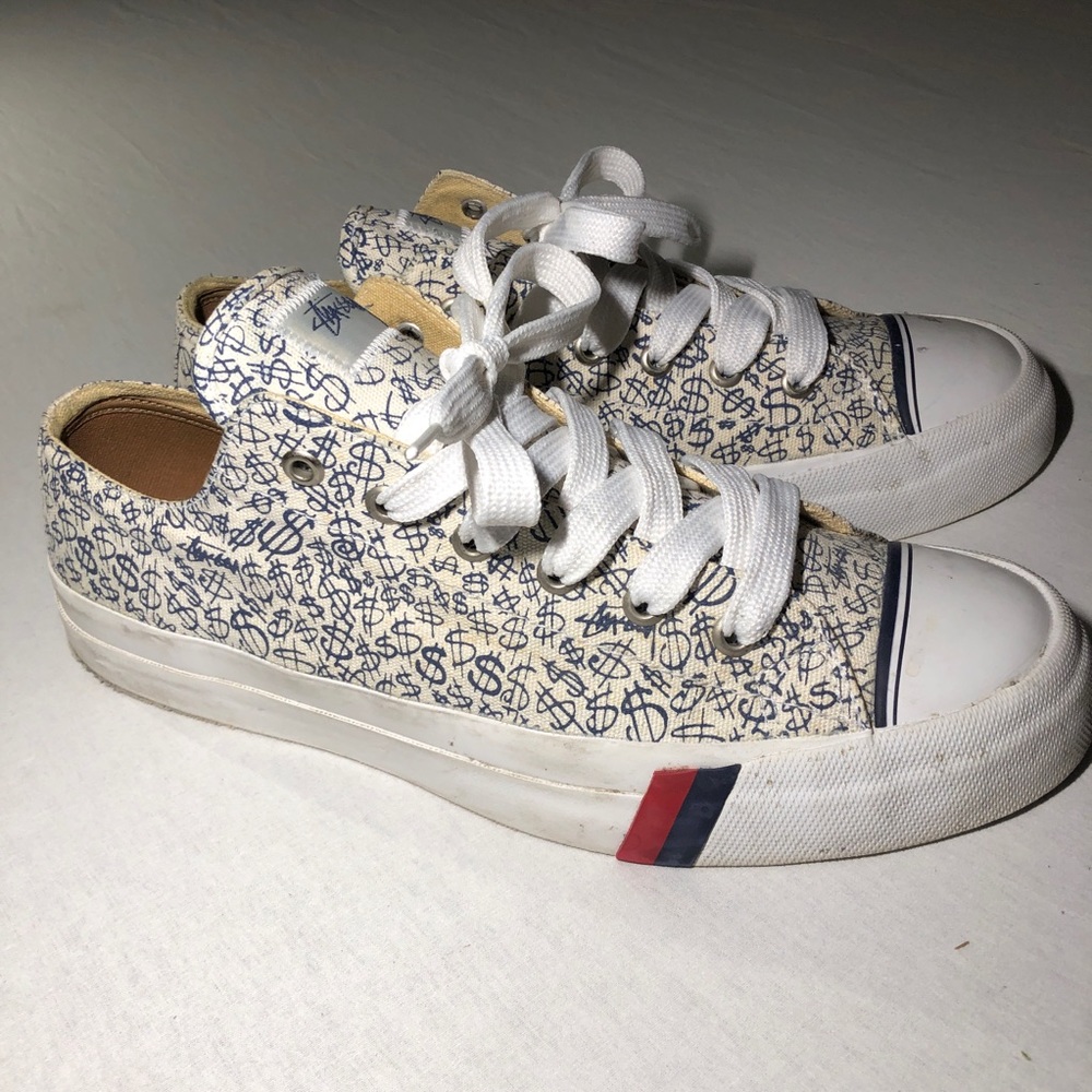 Pro Keds X Stussy Royal White / Blue Sz 12